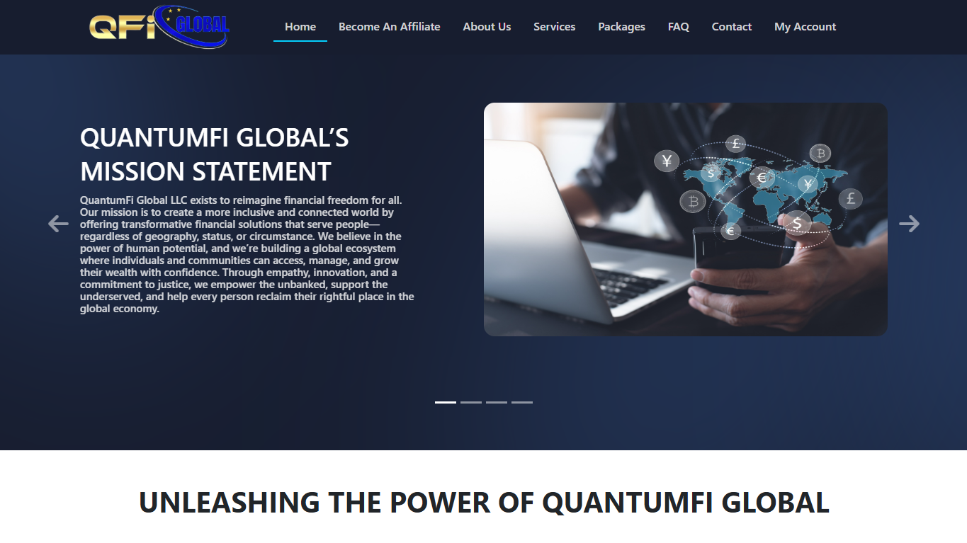 QuantumFi Global Financial Services Platform
